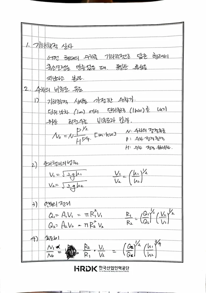 Derivation and Calculation of Geometric Similarity and Specific Speed of Hydraulic Turbines